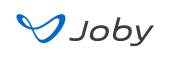 Joby Aviation logo infinity loop blue swoosh with typography symbolizing electric air taxis urban air mobility aviation innovation sustainable transport inspiring visionary entrepreneurs next generation sky pioneers